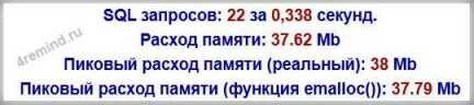 Результат измерения нагрузки на сервер блогом на движке WordPress Измерение нагрузки на сервер сайтом или блогом на движке WordPress